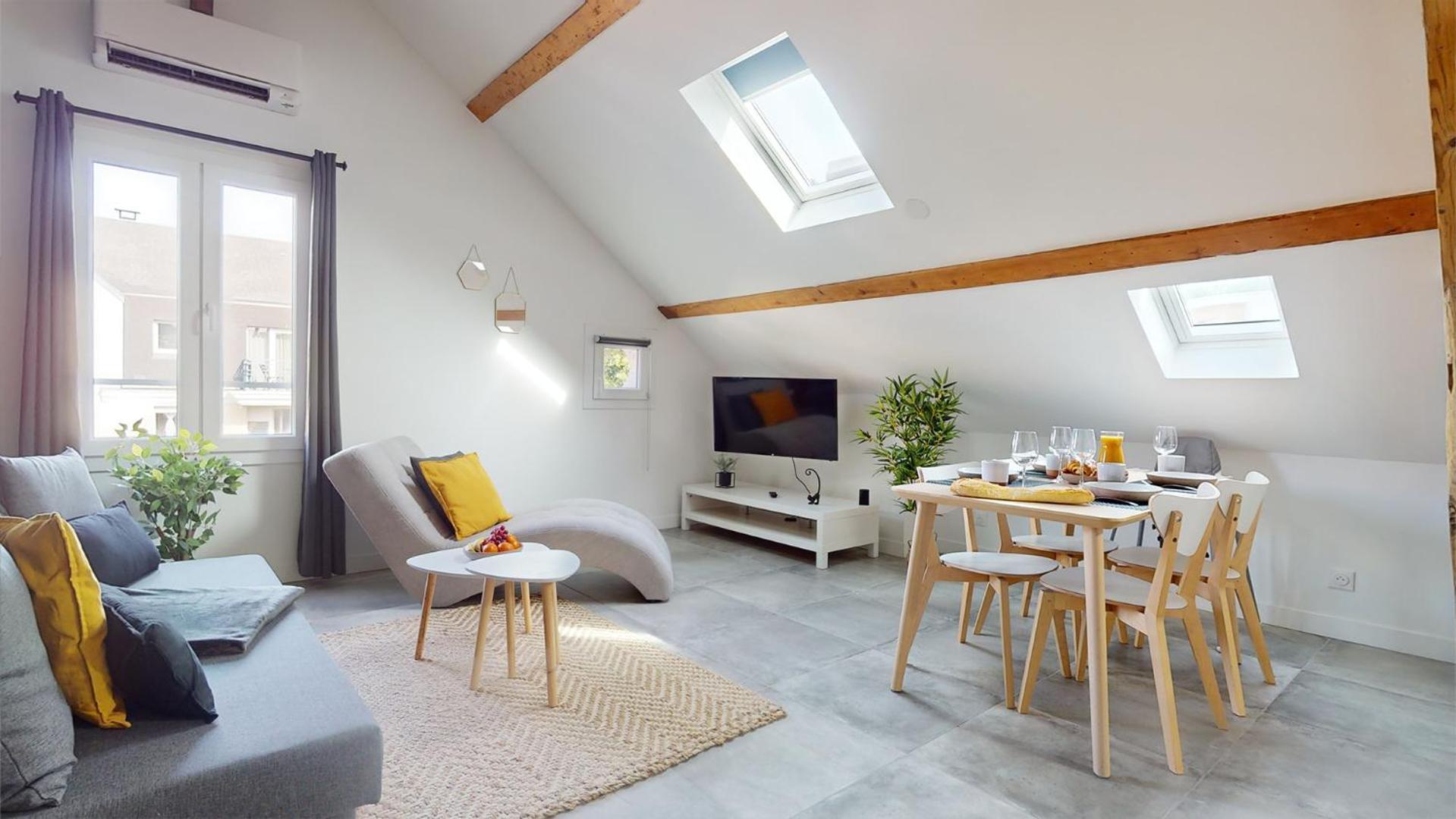 Magnifique Appartement- Proche Paris-Climatisation Аржантьой Екстериор снимка