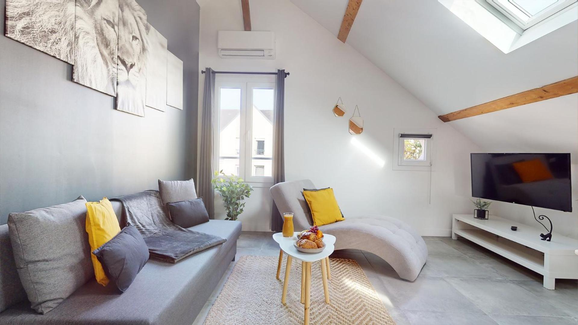 Magnifique Appartement- Proche Paris-Climatisation Аржантьой Екстериор снимка